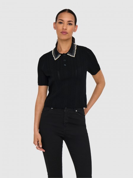 Polo Shirt Woman Black Only