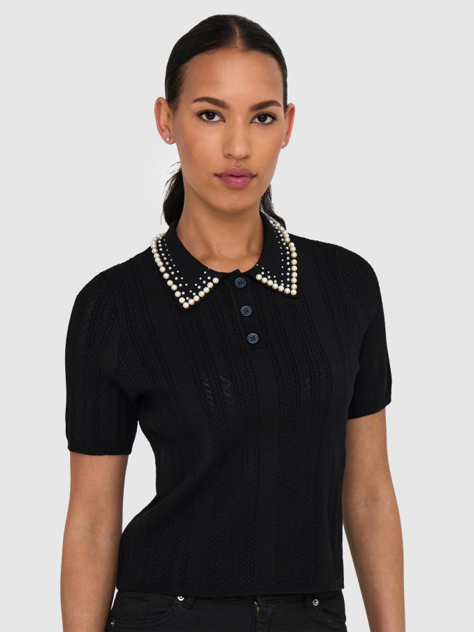 Polo Shirt Woman Black Only