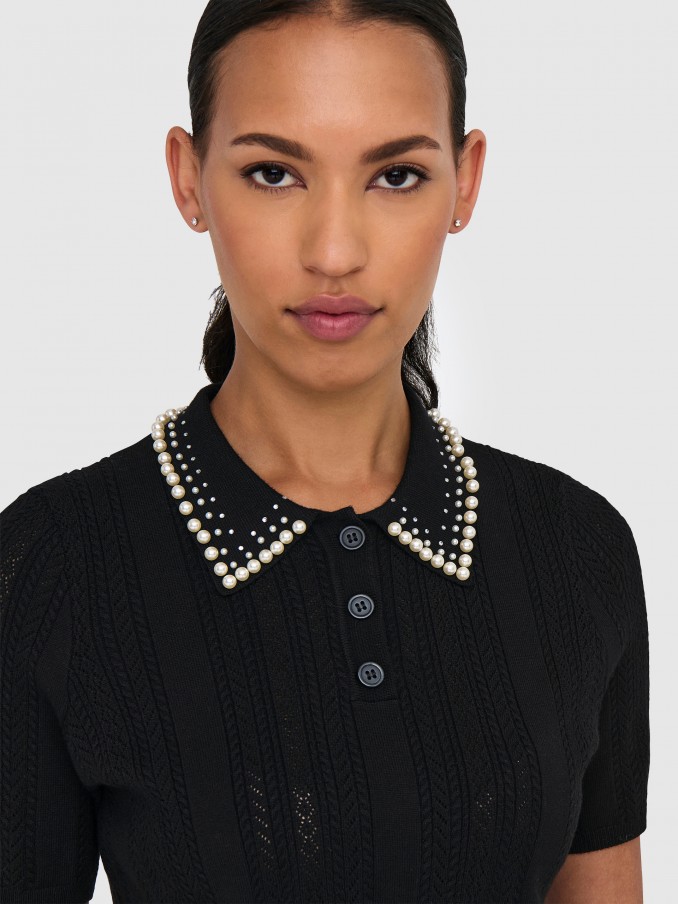 Polo Shirt Woman Black Only