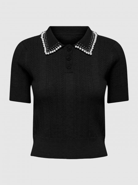 Polo Shirt Woman Black Only