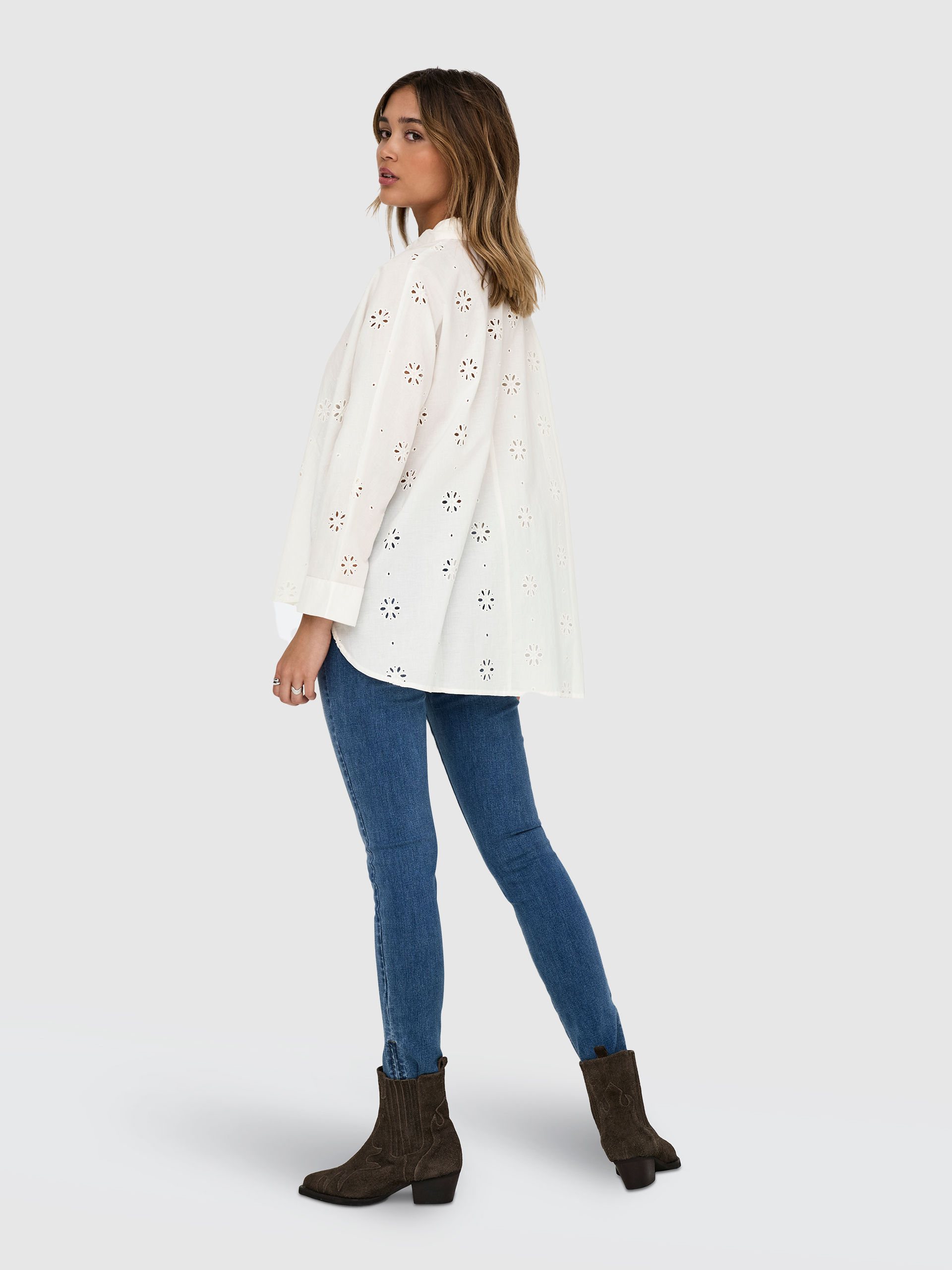 Camisa Mujer Blanco Only