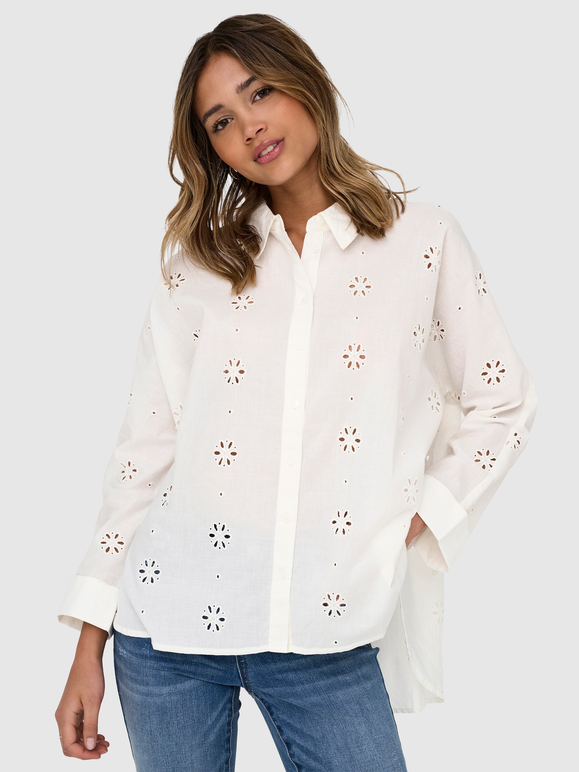 Camisa Mujer Blanco Only