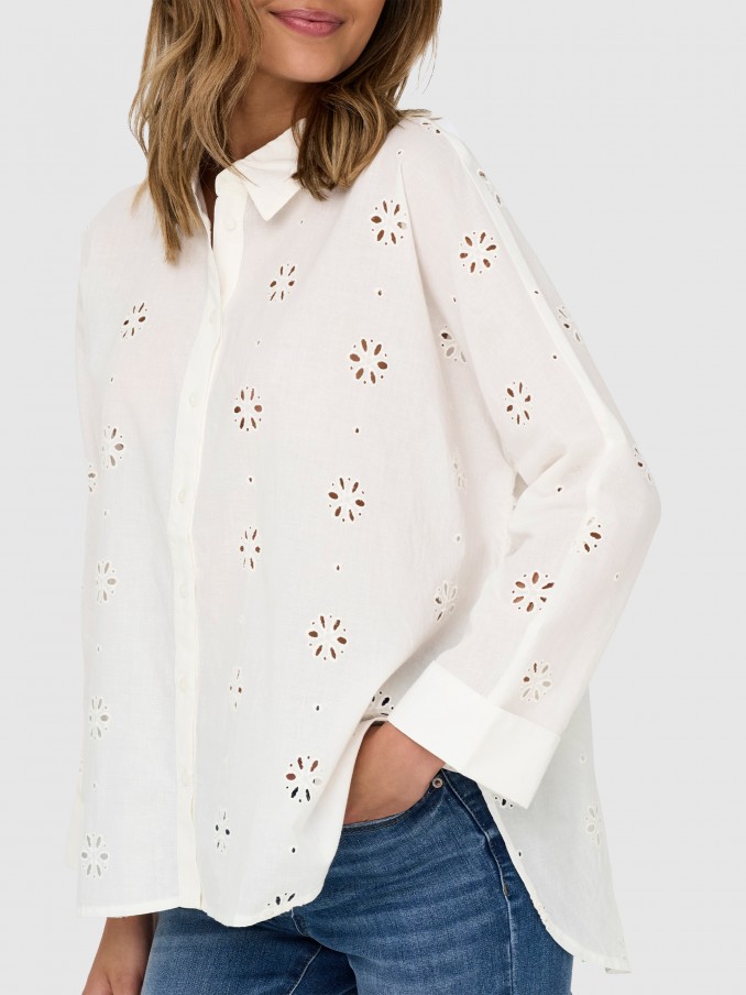 Camisa Mujer Blanco Only