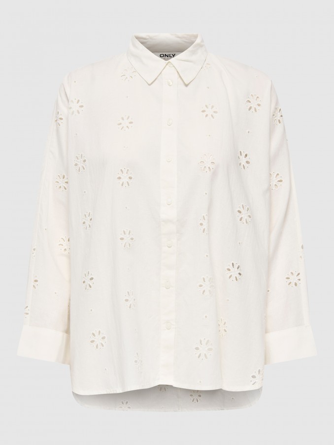 Camisa Mujer Blanco Only