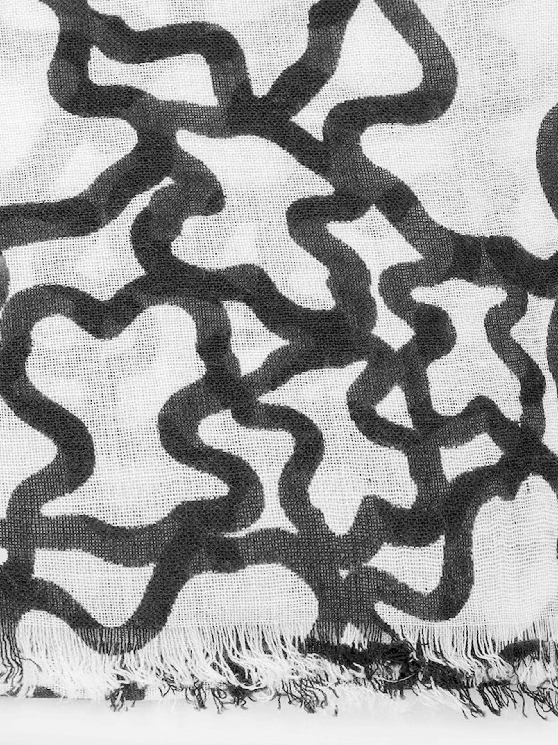Scarves Woman (Black W / Beige Tous