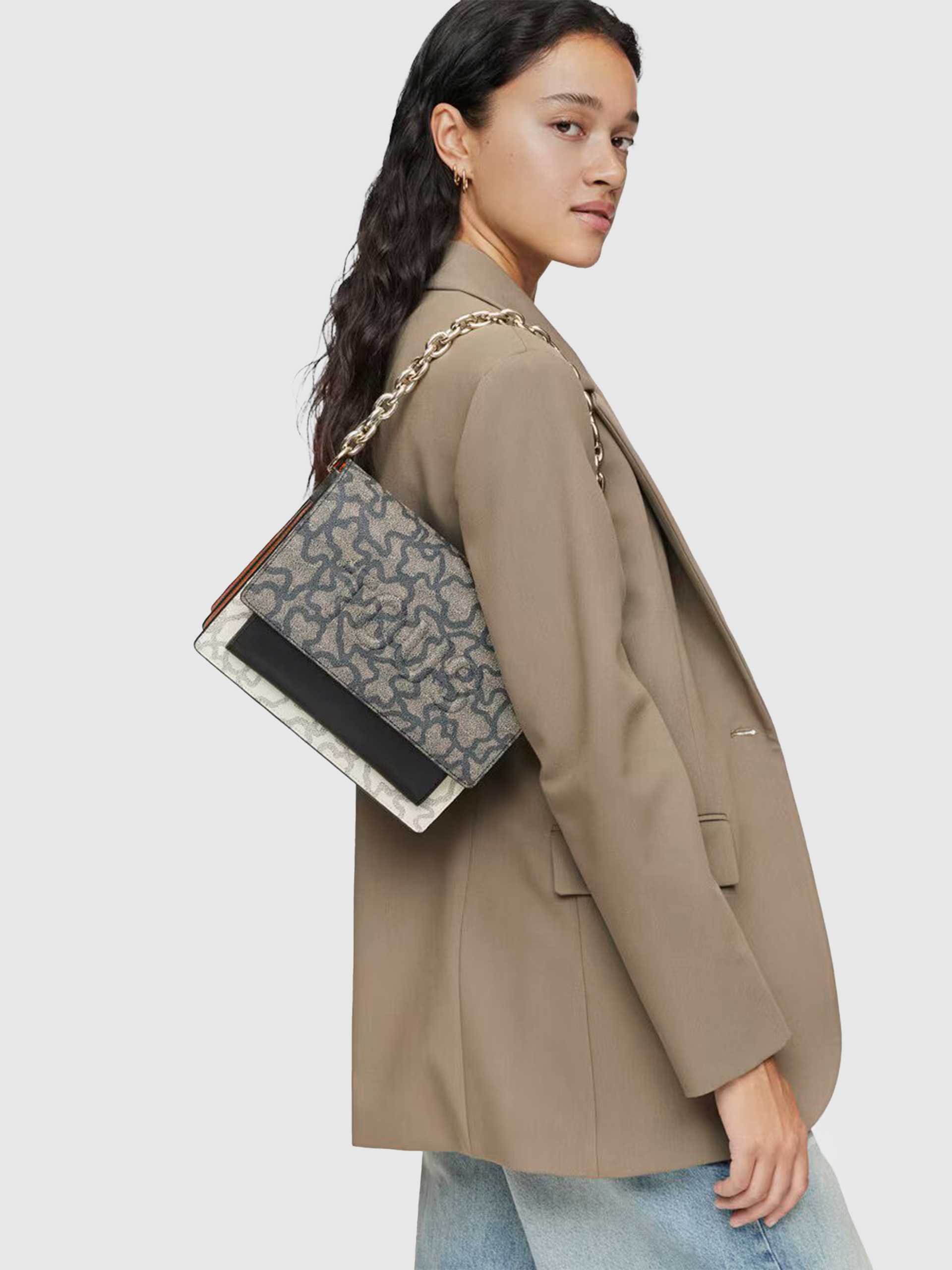 Bolsos de Hombro Mujer Marrón Tous