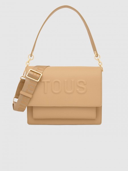 Bolsos de Hombro Mujer Beige Tous