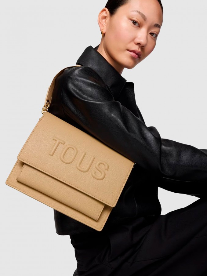 Bolsos de Hombro Mujer Beige Tous