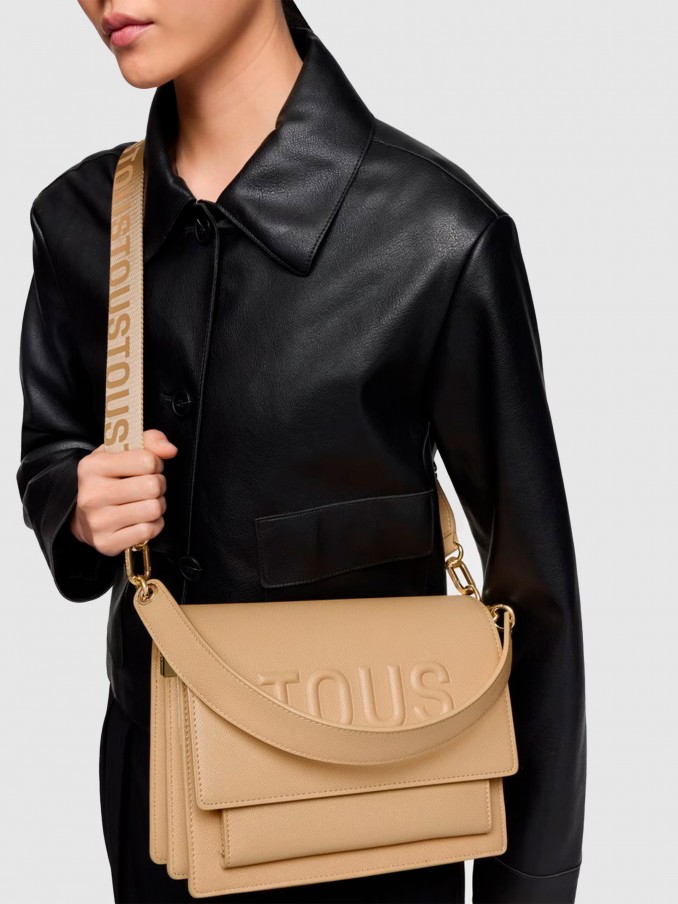 Bolsos de Hombro Mujer Beige Tous