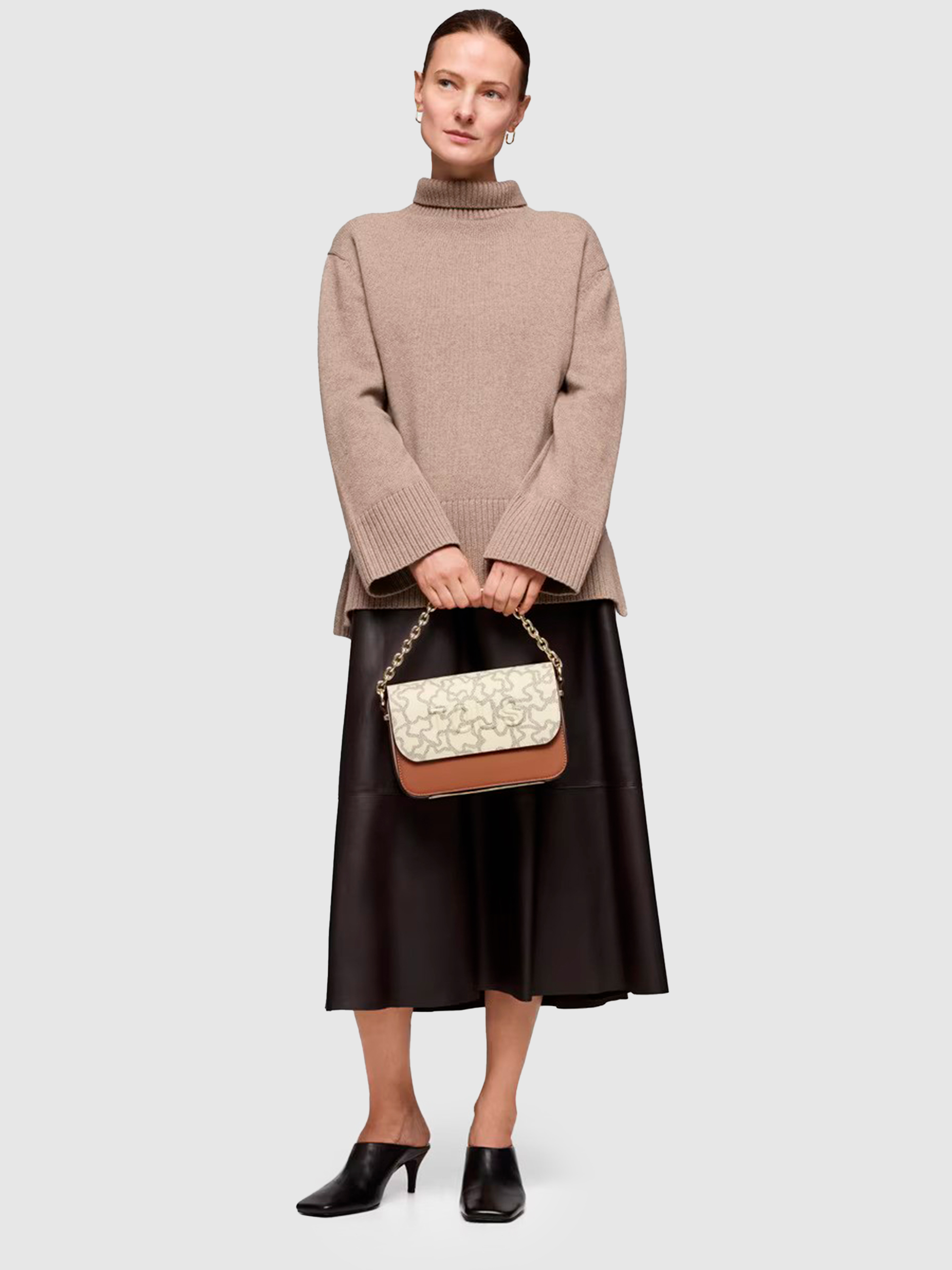 Bolsos de Hombro Mujer Crema Tous