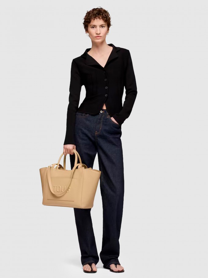 Shoppers Woman Beige Tous