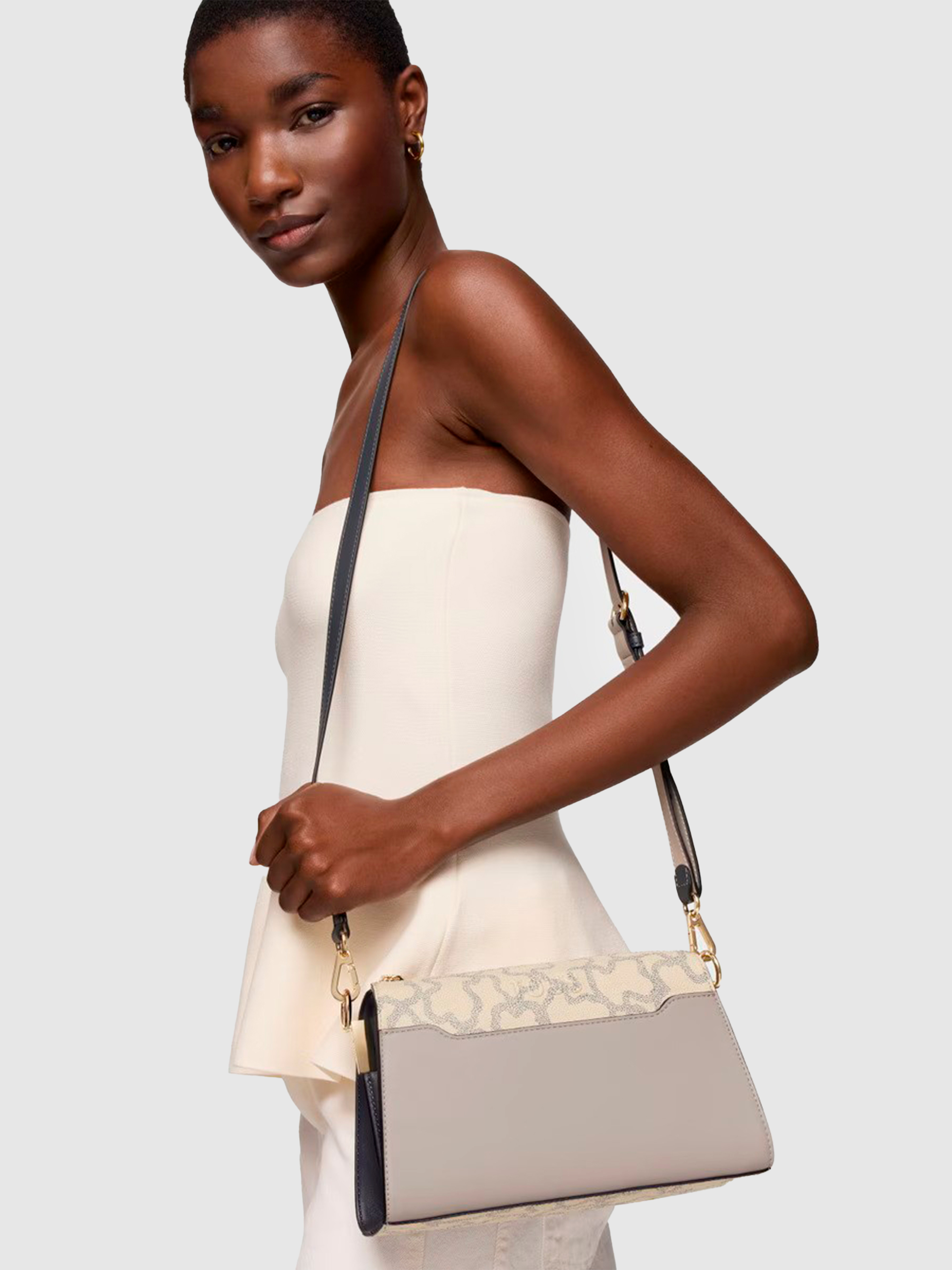 Bolsos de Hombro Mujer Gris Tous