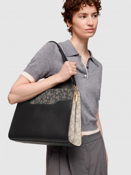 Shoppers Woman Black Tous Shoppers Woman Black Tous