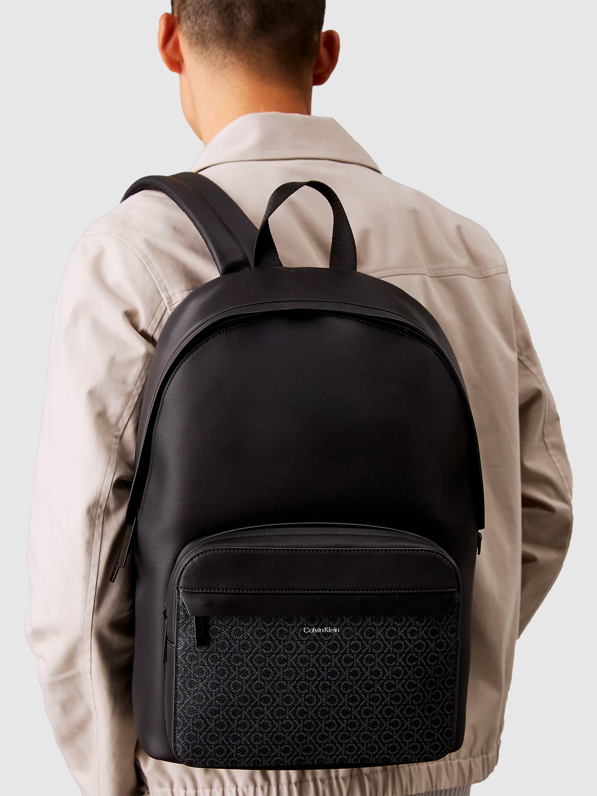 Mochila Hombre Negro Calvin Klein