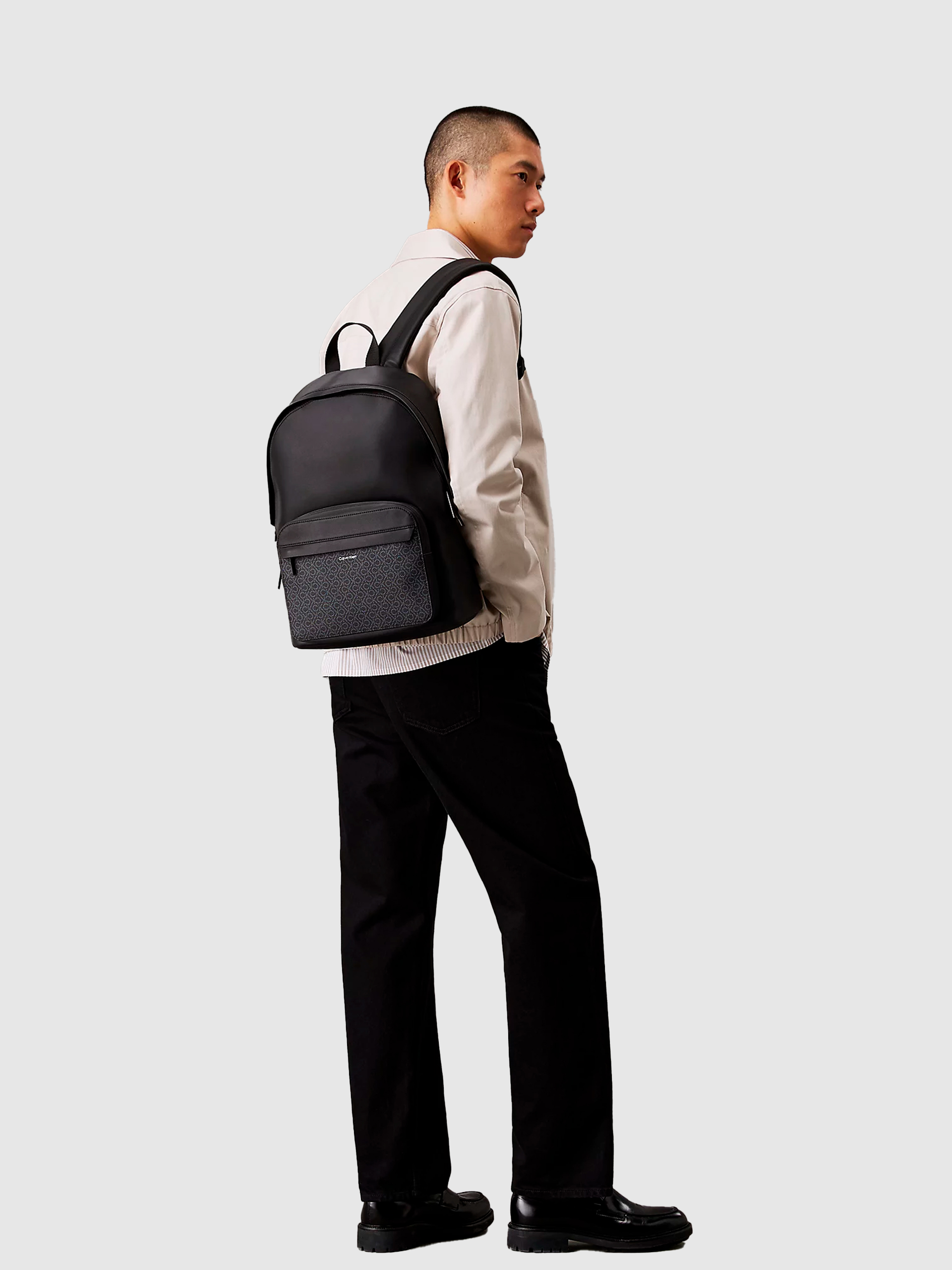 Mochila Hombre Negro Calvin Klein