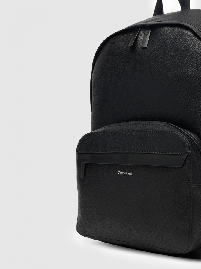 Mochila Hombre Negro Calvin Klein