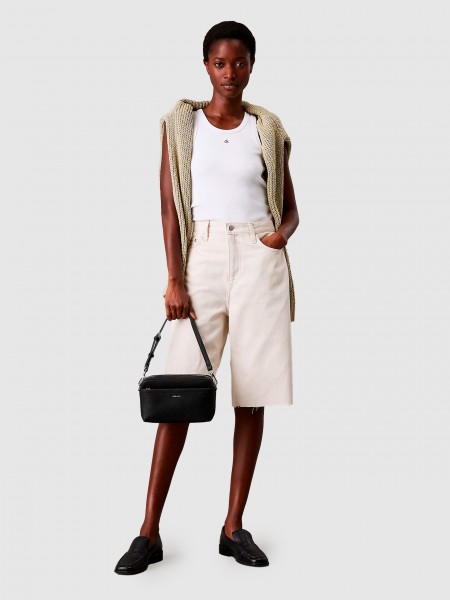 Bolsos de Hombro Mujer Negro Calvin Klein Bolsos de Hombro Mujer Negro Calvin Klein