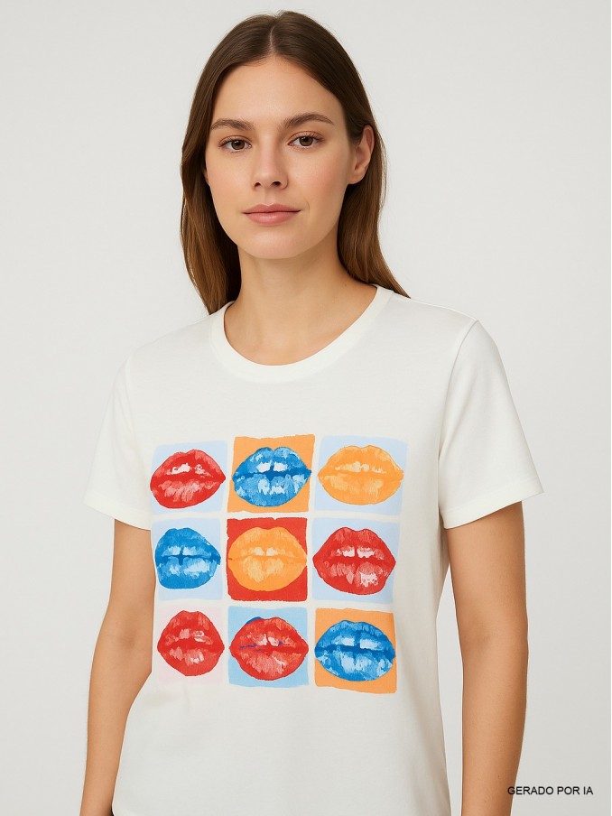 T-Shirt Mulher Vero Moda