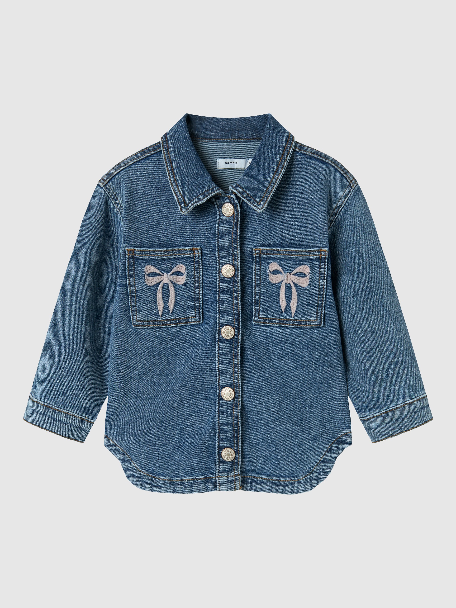 Camisa Menina Nmfdevi Dnm Emb Jacket 1224-Sm K Name It