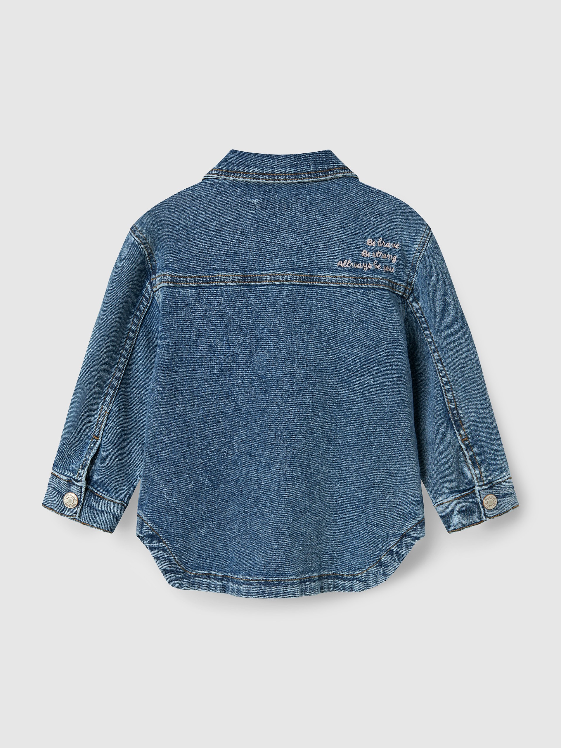 Camisa Menina Nmfdevi Dnm Emb Jacket 1224-Sm K Name It