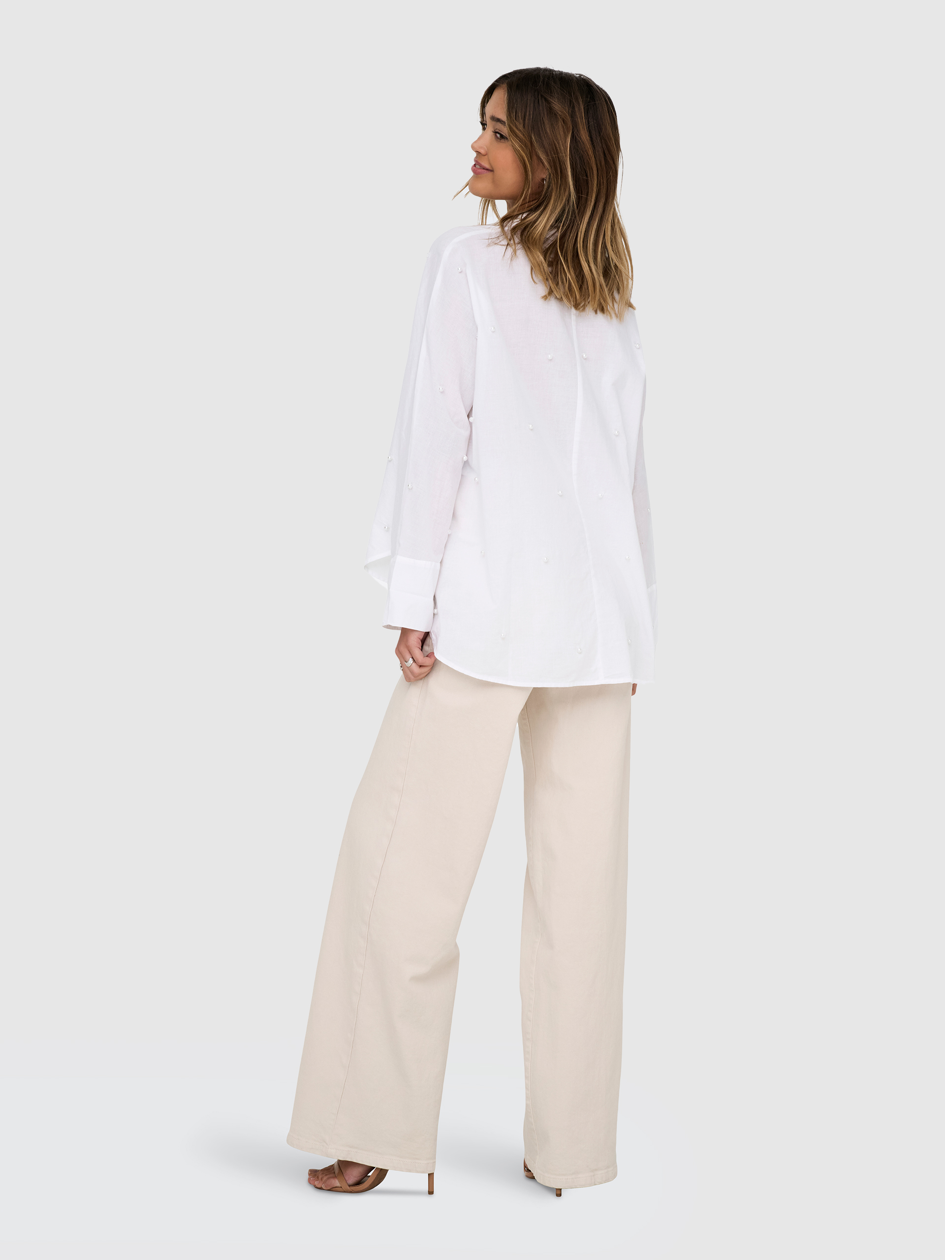 Camisa Mujer Blanco Only