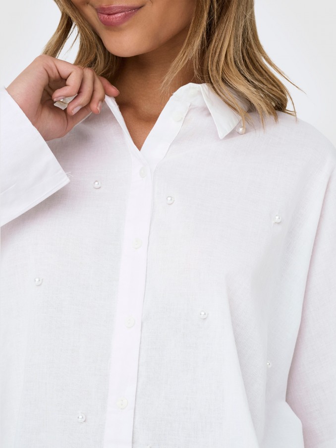 Camisa Mujer Blanco Only