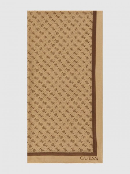 Bufandas Mujer Beige Guess