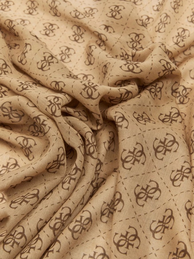 Bufandas Mujer Beige Guess