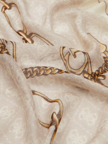 Scarves Woman Beige Guess Scarves Woman Beige Guess
