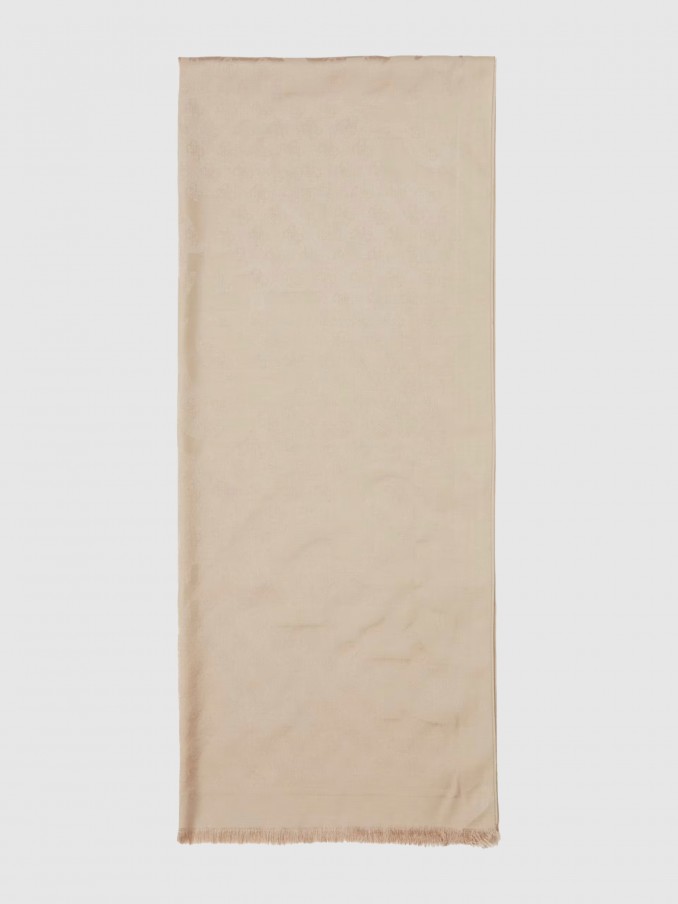 Bufandas Mujer Beige Guess