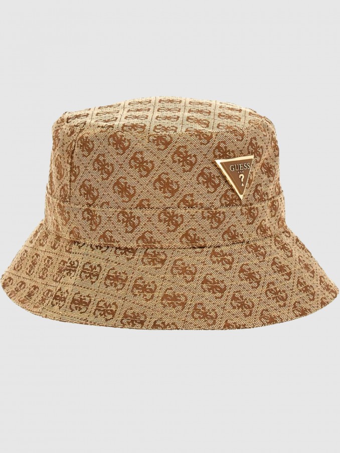 Sombreros Mujer Beige Guess