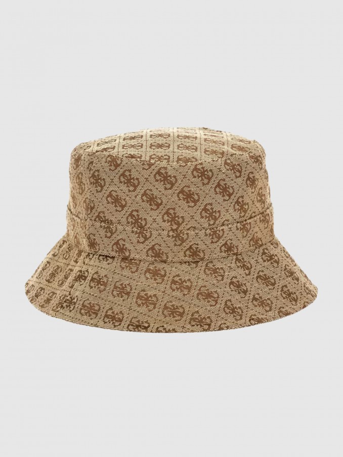 Sombreros Mujer Beige Guess