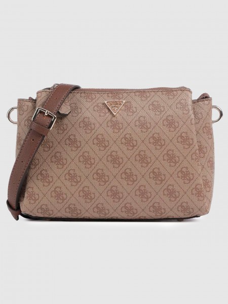 Bolsos de Hombro Mujer Marrn Guess