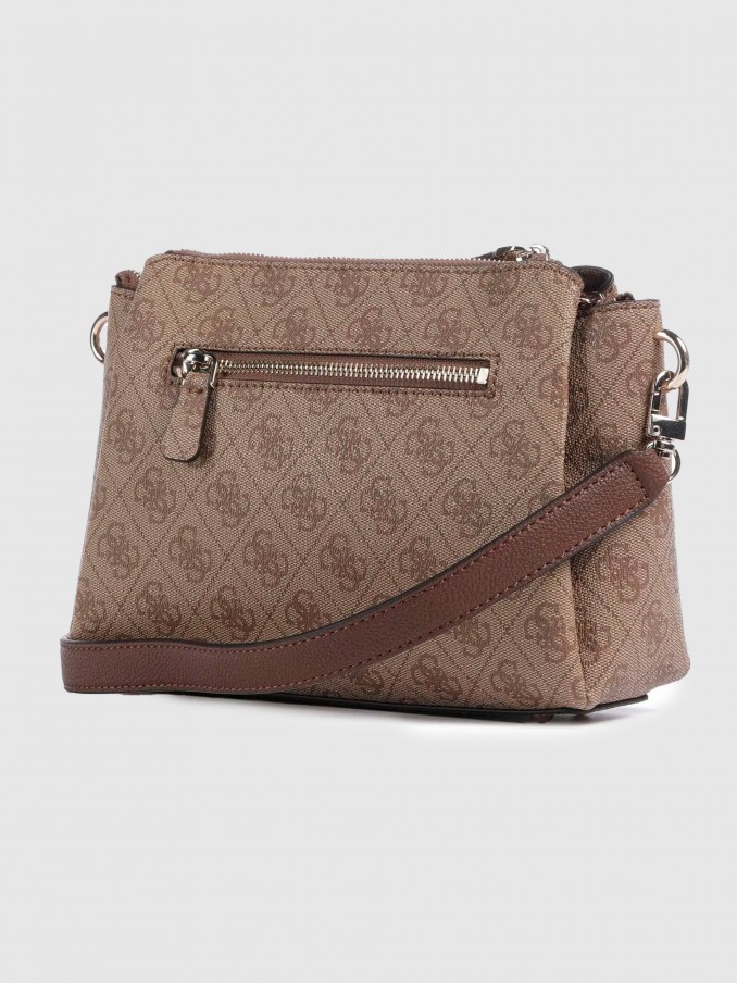 Bolsos de Hombro Mujer Marrn Guess