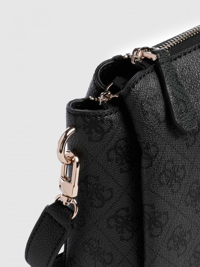 Bolsos de Hombro Mujer Negro Guess