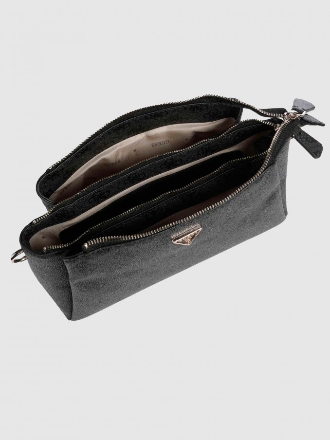 Bolsos de Hombro Mujer Negro Guess