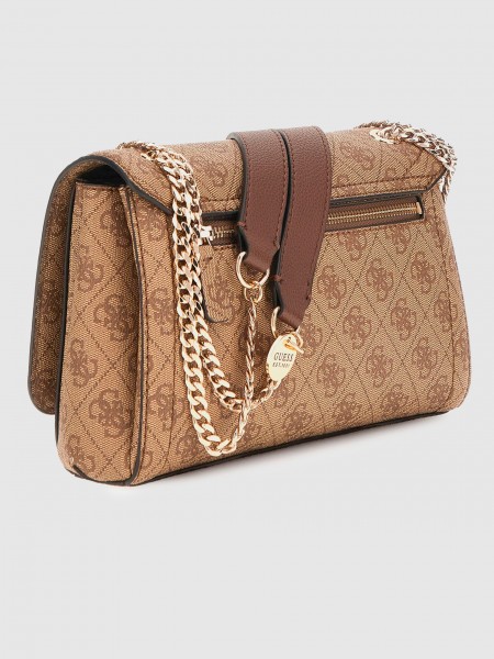 Bolsos de Hombro Mujer Marrón Guess Bolsos de Hombro Mujer Marrón Guess