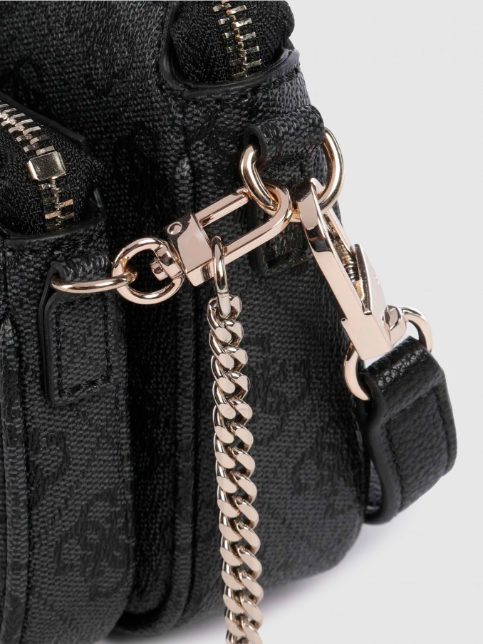 Bolsos de Hombro Mujer Negro Guess
