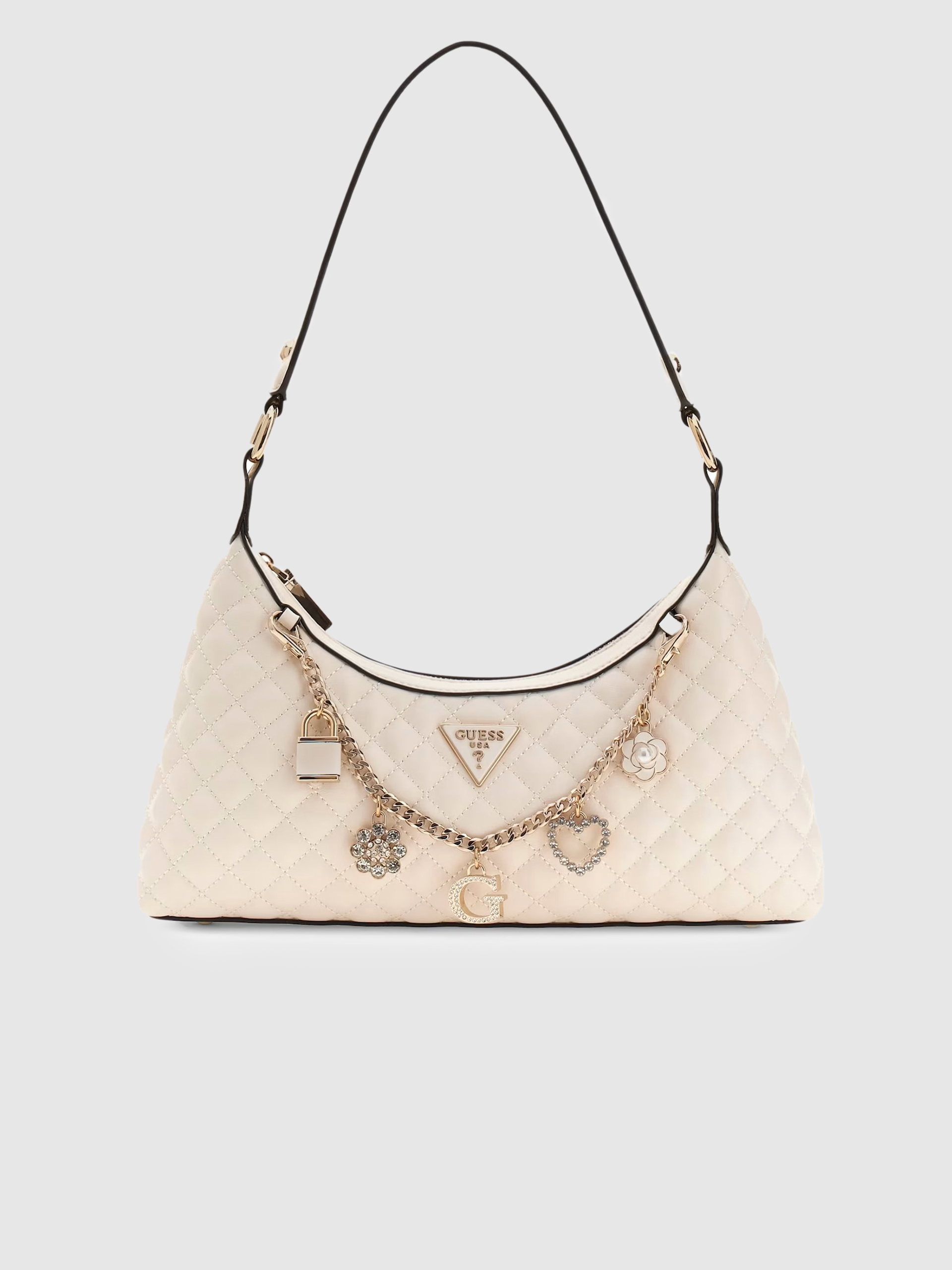 Bolsos de Hombro Mujer Blanco Guess