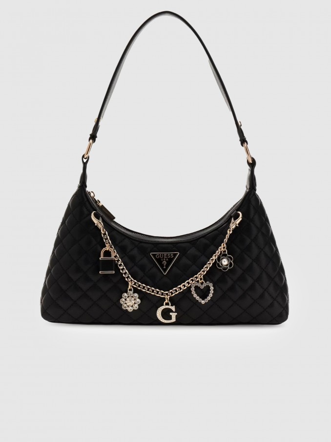 Bolsos de Hombro Mujer Negro Guess