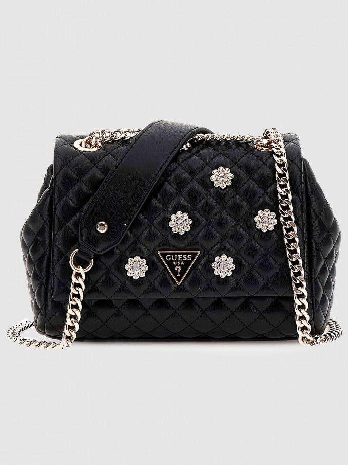 Bolsos de Hombro Mujer Negro Guess