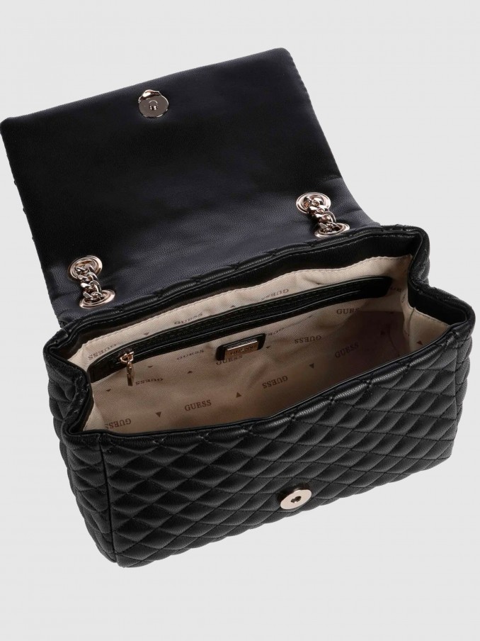 Bolsos de Hombro Mujer Negro Guess