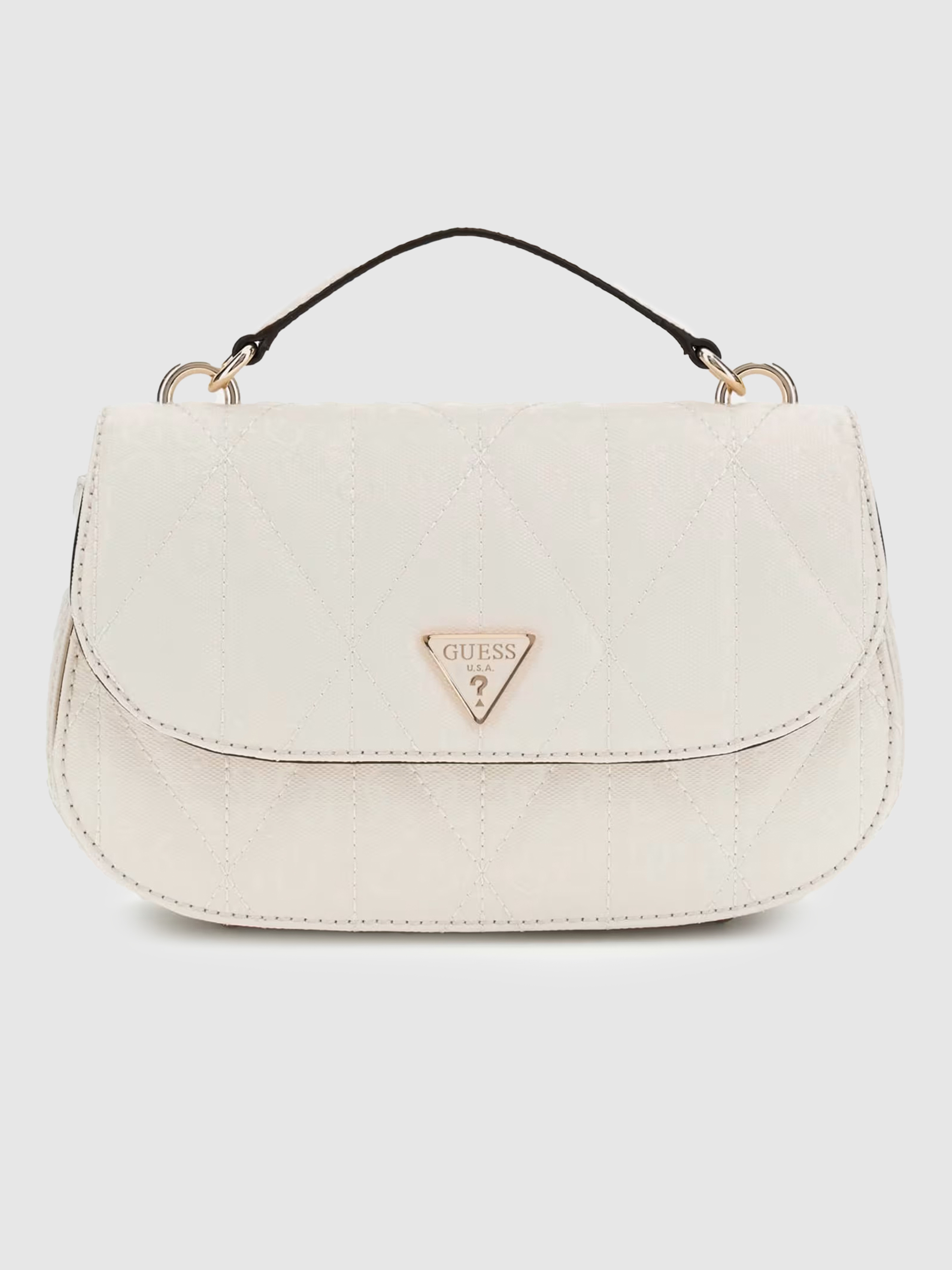 Handbag Woman Cream Guess
