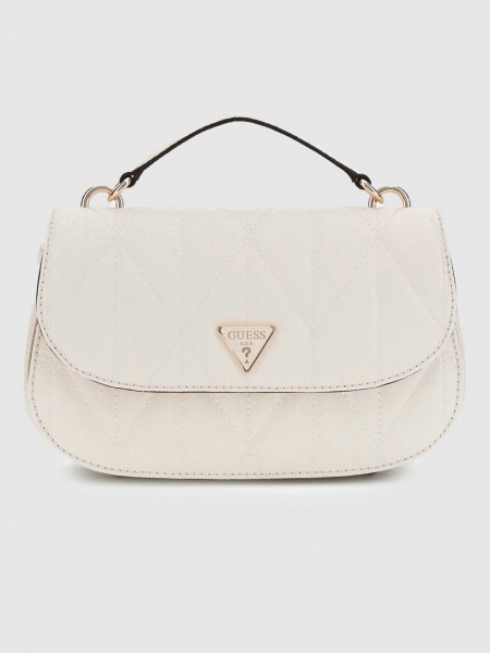 Bolso Mujer Crema Guess
