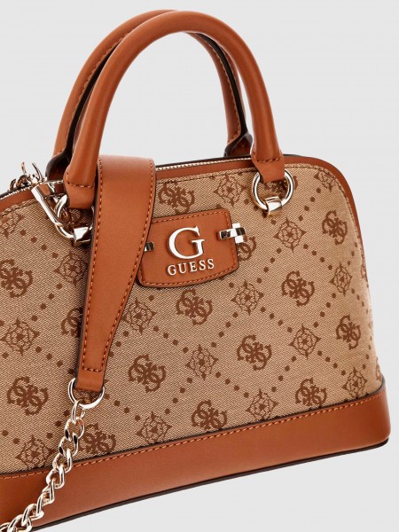 Handbag Woman Camel Guess