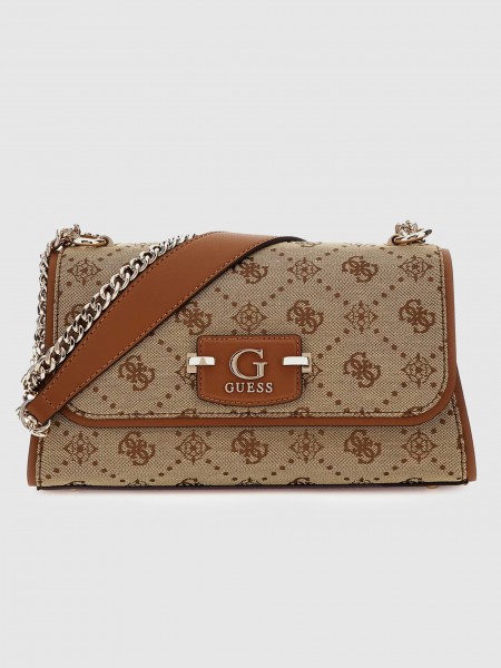 Shoulder Bags Woman Camel Guess
