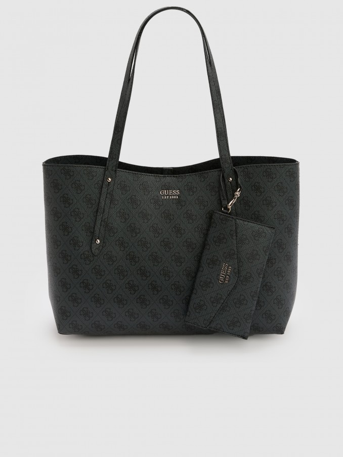 Bolsos de Mano Mujer Negro Guess