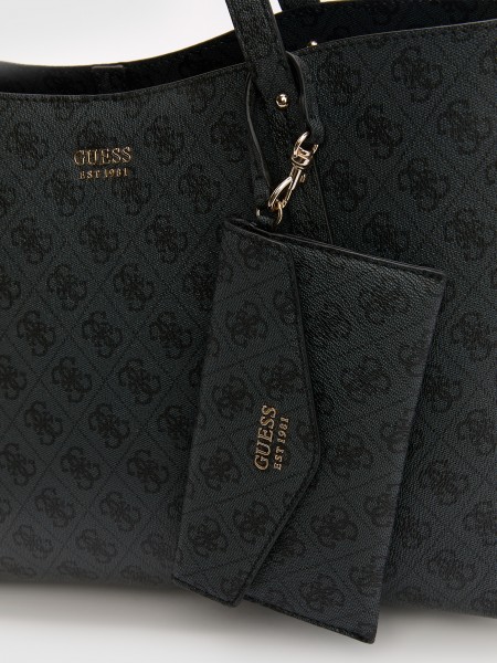 Bolsos de Mano Mujer Negro Guess Bolsos de Mano Mujer Negro Guess