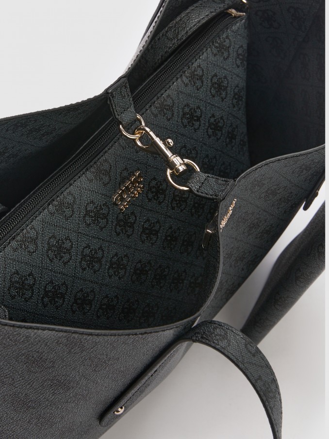 Tote Bags Woman Black Guess