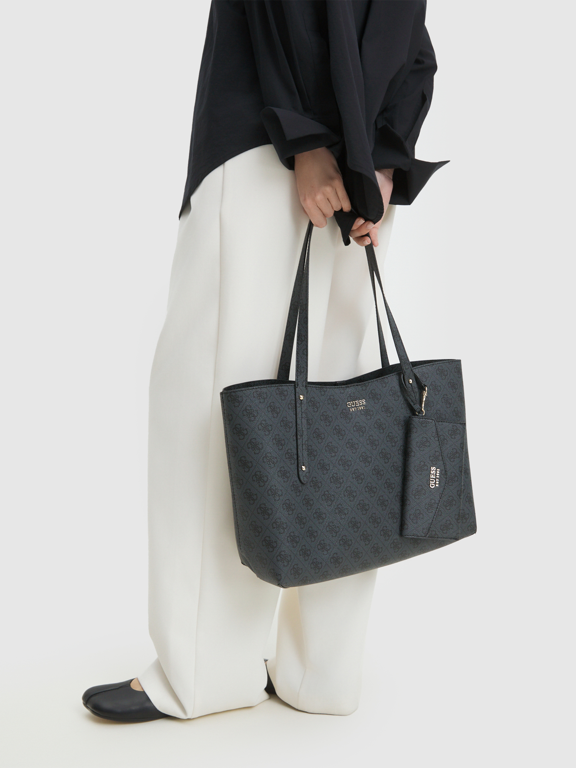 Bolsos de Mano Mujer Negro Guess